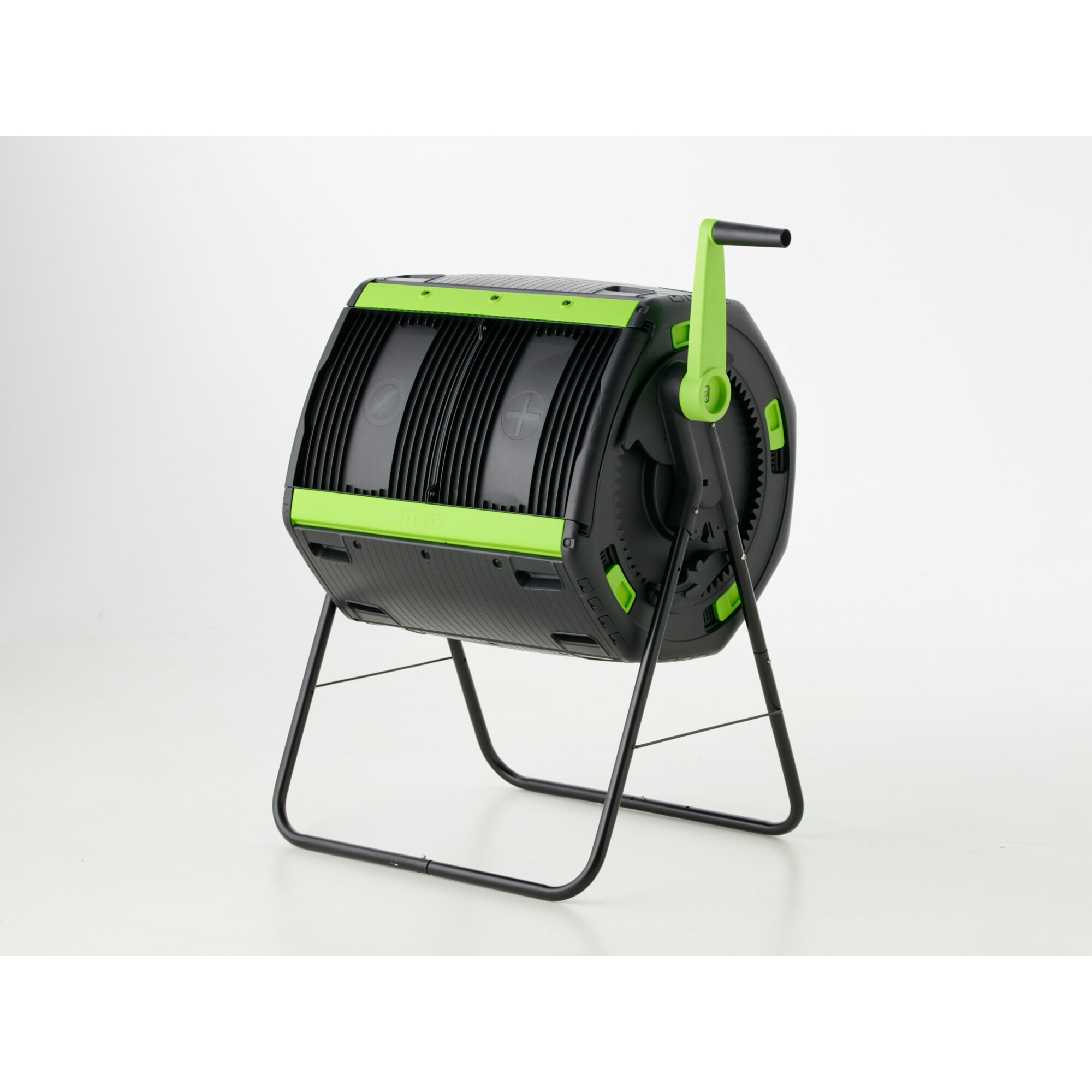 Maze Geared Compost Tumbler - 48 Gal. Capacity, Dual Compartments, UV Protected, Model# RSI-MCT-D180